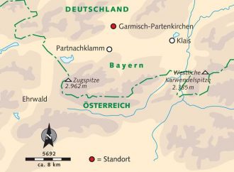  - Garmisch-Partenkirchen: die Zugspitze stets im Blick