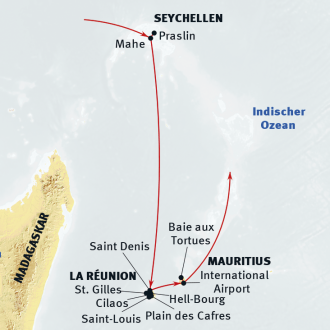  - Seychellen, La Réunion und Mauritius individuell